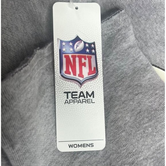 NFL Arizona Cardinals Logo Hoodie Sweatshirt Womens Medium Gray New - Picture 10 of 11